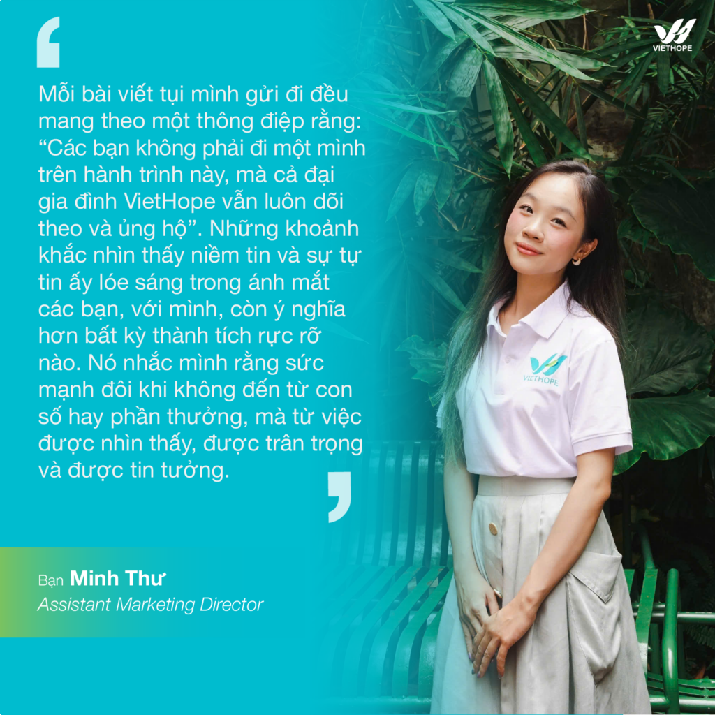 Bạn Minh Thư – Assistant Marketing Director
