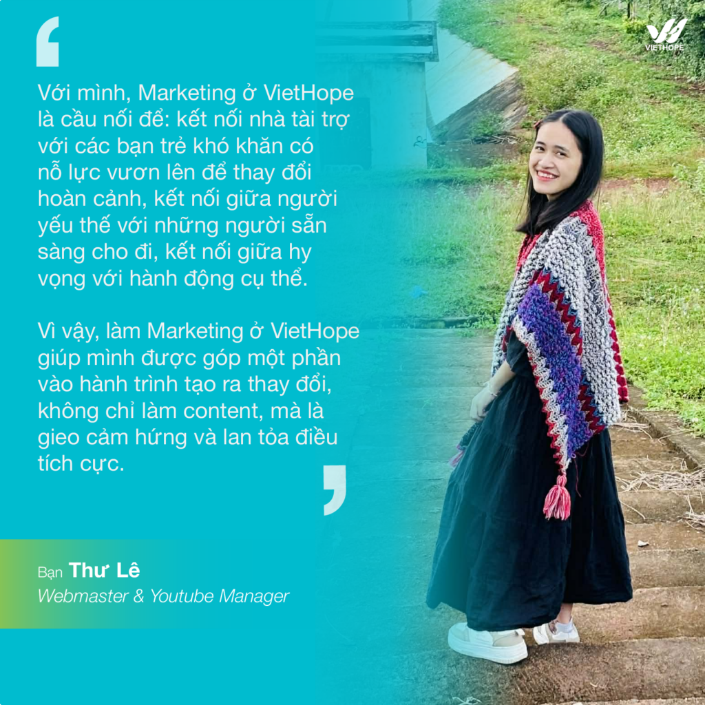 Bạn Thư Lê – Webmaster & YouTube Manager
