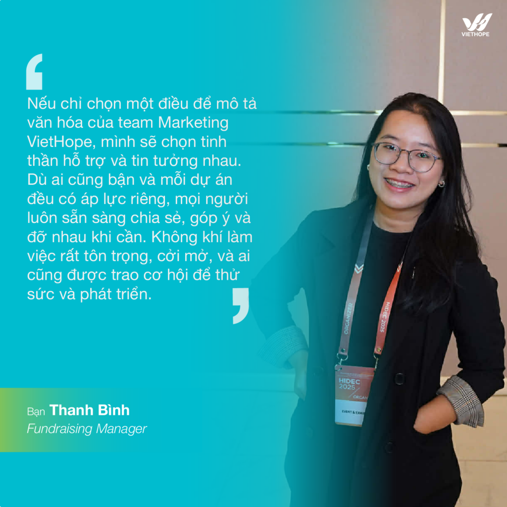 Bạn Thanh Bình – Fundraising Manager